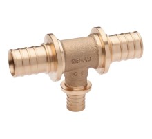 Тройник REHAU с уменьшенным боковым проходом 32-25-32 PLATINUM RX, бронза, 14564621001