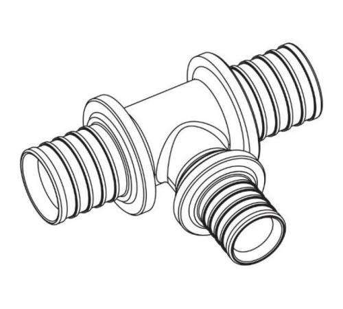 Тройник с уменьшенным боковым проходом 63-32-63 RX