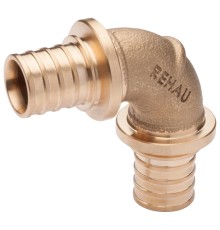 Угольник REHAU 90гр 32 PLATINUM RX+, бронза Угольник REHAU 90гр 32 PLATINUM RX+, бронза
