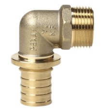 Угольник-переходник REHAU НР 16-1/2" RX+, бронза