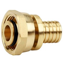 Муфта VARMEGA Slide-fit переходная (на евроконус) с накидн. гайкой, 16x3/4"EK, акс., латунь, VM51711