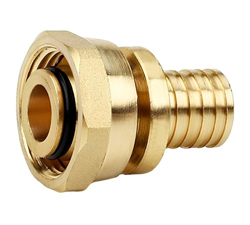 Муфта VARMEGA Slide-fit переходная (на евроконус) с накидн. гайкой, 16x3/4"EK, акс., латунь, VM51711 Муфта VARMEGA Slide-fit переходная (на евроконус) с накидн. гайкой, 16x3/4"EK, акс., латунь, VM51711