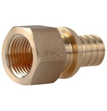 Муфта VARMEGA Slide-fit переходная (переходник) ВР, 20х1/2", аксиальная, латунь, VM51313 Муфта VARMEGA Slide-fit переходная (переходник) ВР, 20х1/2", аксиальная, латунь, VM51313