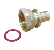 Муфта VARMEGA Slide-fit переходная (переходник) с накидн. гайкой, 25х1", латунь, VM51817