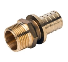 Муфта VARMEGA Slide-fit переходная (переходник) НР, 16х1/2", аксиальная, латунь, VM51211