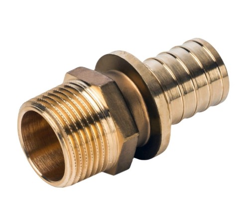 Муфта VARMEGA Slide-fit переходная (переходник) НР, 16х1/2", аксиальная, латунь, VM51211