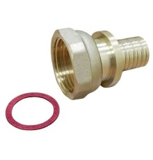 Муфта VARMEGA Slide-fit переходная (переходник) с накидн. гайкой, 20х3/4", латунь, VM51814
