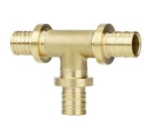 Тройник VARMEGA Slide-fit равносторонний, 25, аксиальный, латунь, VM50413 Тройник VARMEGA Slide-fit равносторонний, 25, аксиальный, латунь, VM50413