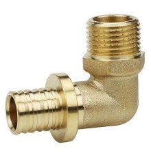 Угол VARMEGA Slide-fit 90 гр., НР, 20x3/4", аксиальный, латунь, VM51414