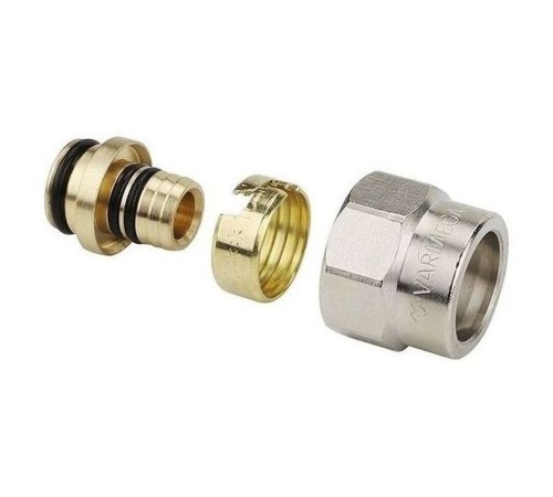 Соединение резьбозажимное VARMEGA 1/2" для труб 16х2.2 VM09402 Соединение резьбозажимное VARMEGA 1/2" для труб 16х2.2 VM09402