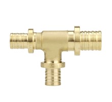 Тройник VARMEGA Slide-fit переходной 25x20x16 аксиальный, латунь, VM50562