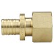 Муфта VARMEGA Slide-fit переходная (переходник) ВР, 25х1", аксиальная, латунь, VM51317