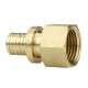 Муфта VARMEGA Slide-fit переходная (переходник) ВР, 25х1", аксиальная, латунь, VM51317