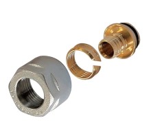 Переходник Giacomini МП латунь Дн 16х2,2х3/4" с евроконусом, R179EX028 Переходник Giacomini МП латунь Дн 16х2,2х3/4" с евроконусом, R179EX028