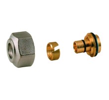 Переходник Giacomini МП латунь Дн 16х2,0х3/4" с евроконусом, R179EX024 Переходник Giacomini МП латунь Дн 16х2,0х3/4" с евроконусом, R179EX024
