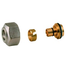 Переходник Giacomini МП латунь Дн 16х2,0х3/4" с евроконусом, R179EX024 Переходник Giacomini МП латунь Дн 16х2,0х3/4" с евроконусом, R179EX024