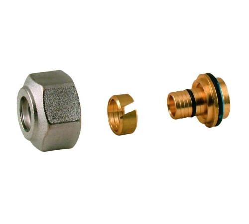 Переходник Giacomini МП латунь Дн 16х2,0х3/4" с евроконусом, R179EX024 Переходник Giacomini МП латунь Дн 16х2,0х3/4" с евроконусом, R179EX024