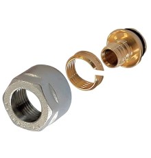 Переходник Giacomini МП латунь Дн 16х2,0х1/2" с евроконусом, R179EY055 Переходник Giacomini МП латунь Дн 16х2,0х1/2" с евроконусом, R179EY055