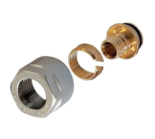 Переходник Giacomini МП латунь Дн 16х2,0х1/2" с евроконусом, R179EY055 Переходник Giacomini МП латунь Дн 16х2,0х1/2" с евроконусом, R179EY055