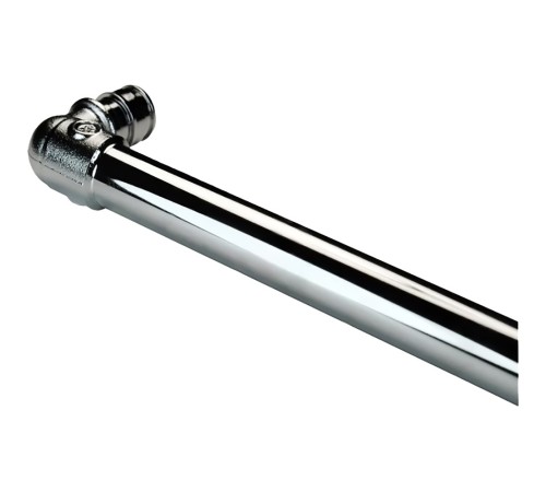 Угольник Giacomini GX с хромированной трубкой 20x15 250мм, GX128X014 Угольник Giacomini GX с хромированной трубкой 20x15 250мм, GX128X014