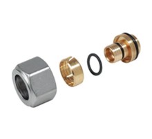 Переходник Giacomini МП латунь Дн 20х2,0х3/4" с евроконусом, R179EX027 Переходник Giacomini МП латунь Дн 20х2,0х3/4" с евроконусом, R179EX027