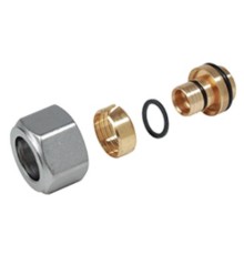 Переходник Giacomini МП латунь Дн 20х2,0х3/4" с евроконусом, R179EX027 Переходник Giacomini МП латунь Дн 20х2,0х3/4" с евроконусом, R179EX027