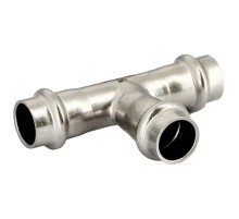 Тройник Uni-Fitt пресс 35х28х35 нерж. ст.