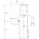 Тройник ONE PLUS переходной PPSU 32х25х32 (30/10)