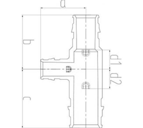 Тройник ONE PLUS переходной PPSU 25х16х25 (60/15) Тройник ONE PLUS переходной PPSU 25х16х25 (60/15)