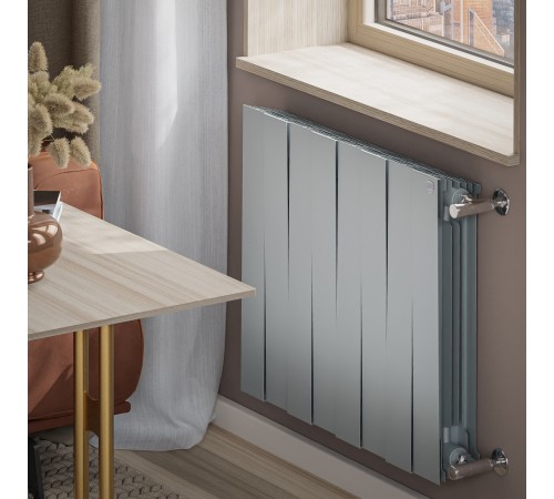 Радиатор Royal Thermo PianoForte 500 Silver Satin - 8 секц. Радиатор Royal Thermo PianoForte 500 Silver Satin - 8 секц.