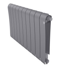 Радиатор биметаллический Royal Thermo Infinity 500 Silver Satin VR80 - 10 секц.