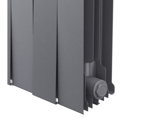 Радиатор биметаллический Royal Thermo PianoForte 200 Серебристый - 12 секц.