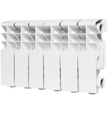 Радиатор алюминиевый ROMMER Plus 200, 6 секций RAL9016