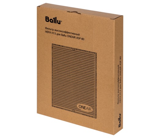 Фильтр высокоэффективный Ballu HEPA Н13 для ONEAIR ASP-80 Фильтр высокоэффективный Ballu HEPA Н13 для ONEAIR ASP-80