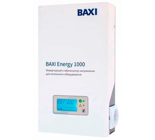 Стабилизатор инверторный BAXI Energy 1000 для котлов любого типа Стабилизатор инверторный BAXI Energy 1000 для котлов любого типа