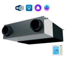 Комплект установка EPVS-200 приточно-вытяжная и FBCr100