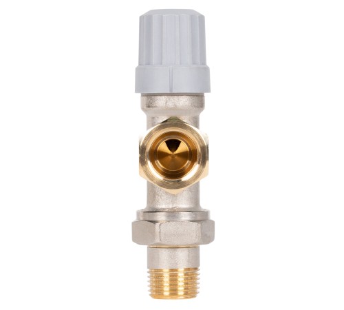 Клапан термостатический Royal Thermo для центральных систем отопления прямой 1/2" Click