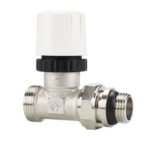 Клапан радиаторный VARMEGA 1/2" x 3/4"EK термостатический прямой с самоуплотняющимся полусгоном VM10