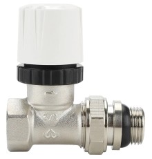 Клапан радиаторный VARMEGA 1/2" термостатический прямой с самоуплотняющимся полусгоном VM10511