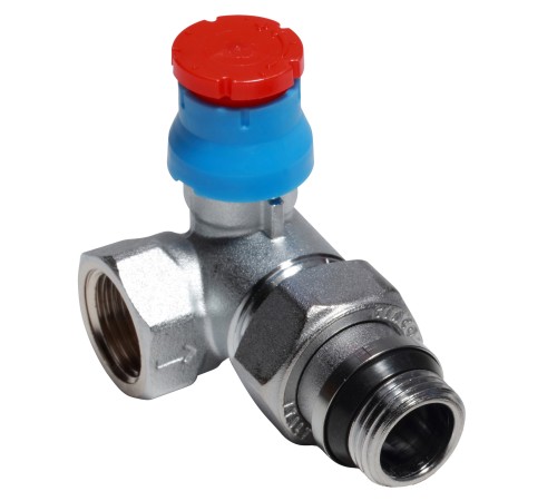 Клапан термостатический Giacomini угловой 2-плоск. 1/2" x 1/2" - лев., R403X054