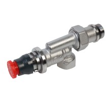 Клапан термостатический Giacomini угловой динамич. осевой 1/2", R415DBX033