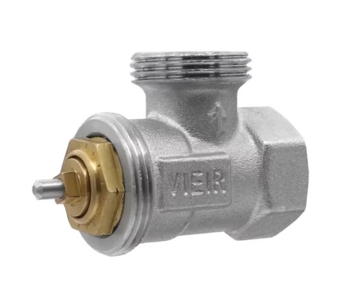 Клапан VIEIR термостатический угл. верх. 3/4" (80/10) VR281