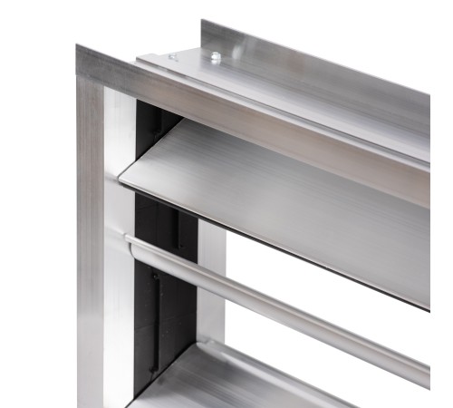 Клапан воздушный SHUFT DRr 1000х500 с подставкой под электропривод