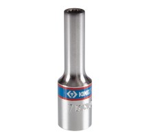 Головка торцевая глубокая двенадцатигранная 3/8", 7 мм KING TONY 323007M