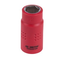 Головка торцевая диэлектрическая шестигранная 3/8", 12 мм KING TONY 3335VE12M Головка торцевая диэлектрическая шестигранная 3/8", 12 мм KING TONY 3335VE12M