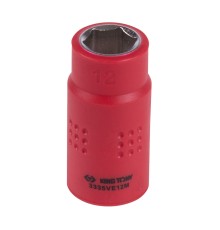 Головка торцевая диэлектрическая шестигранная 3/8", 12 мм KING TONY 3335VE12M