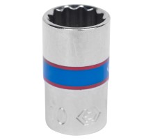 Головка торцевая стандартная двенадцатигранная 1/4", 10 мм KING TONY 233010M