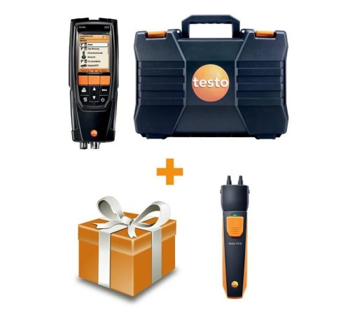 Газовый анализатор Testo 320 со смарт зондом 510i и с H2-компенсацией
