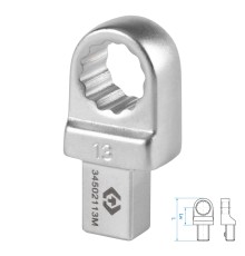 Насадка накидная серии "FIT", 13 мм, 9х12 мм KING TONY 34502113M Насадка накидная серии "FIT", 13 мм, 9х12 мм KING TONY 34502113M