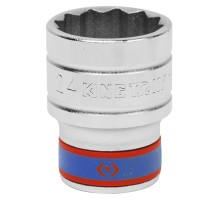 Головка торцевая стандартная двенадцатигранная 1/2", 24 мм KING TONY 433024M
